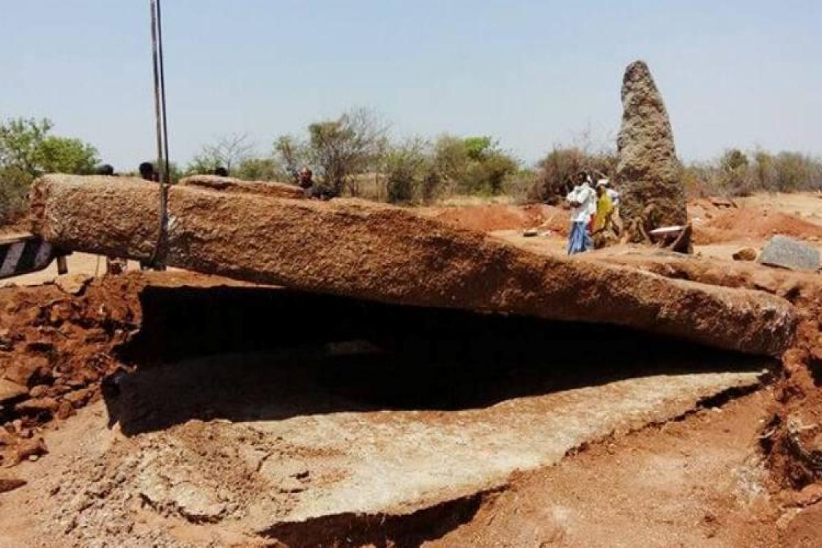 Archaeologists find worlds largest capstone in Telangana